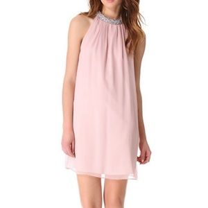 DVF blush dress